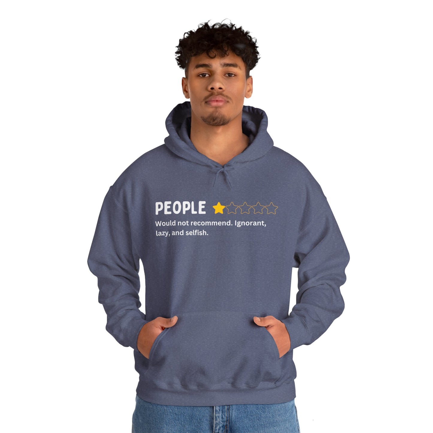 Would Not Recommend People, Unisex Heavy Blend™ Hooded Sweatshirt