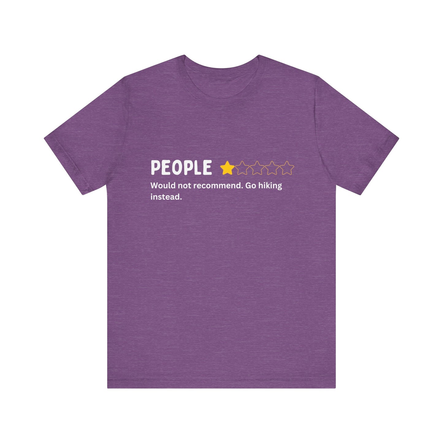 People One Star Unisex Jersey Short Sleeve Tee