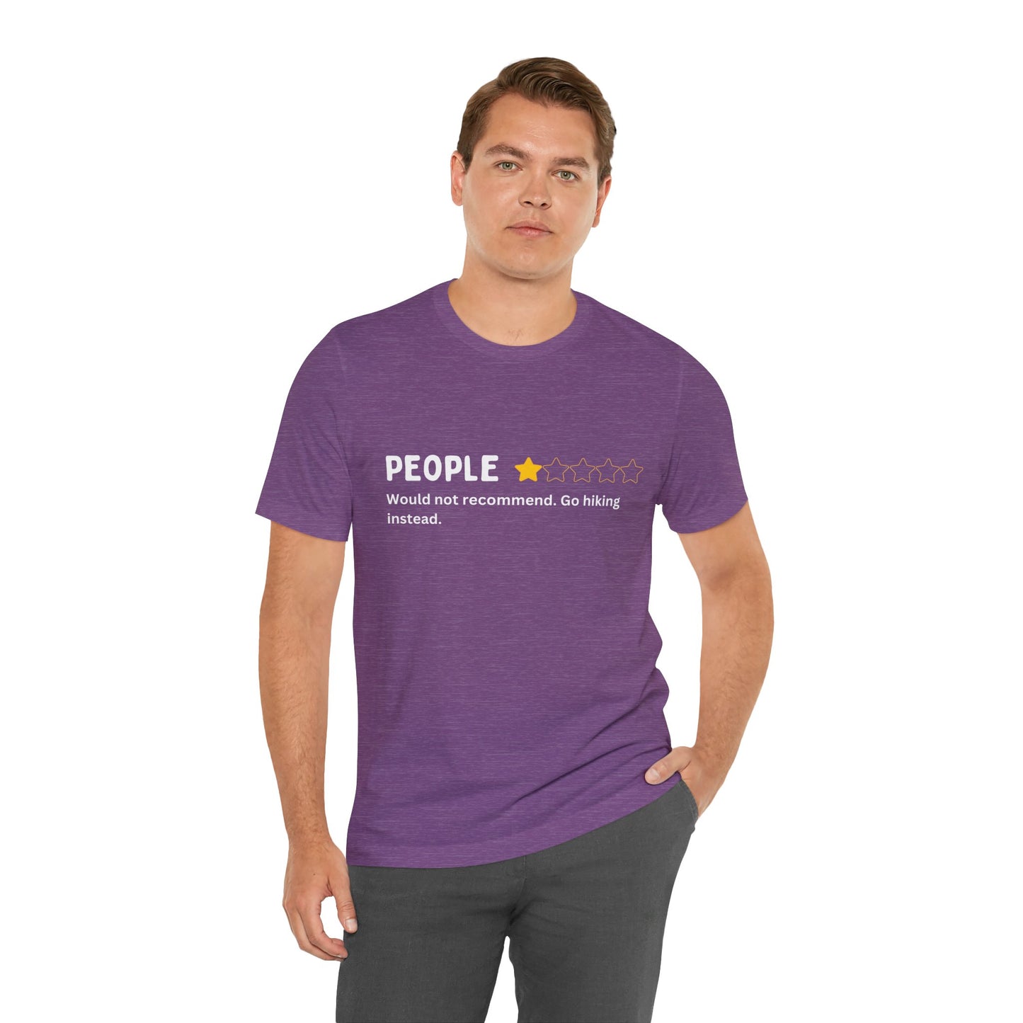 People One Star Unisex Jersey Short Sleeve Tee
