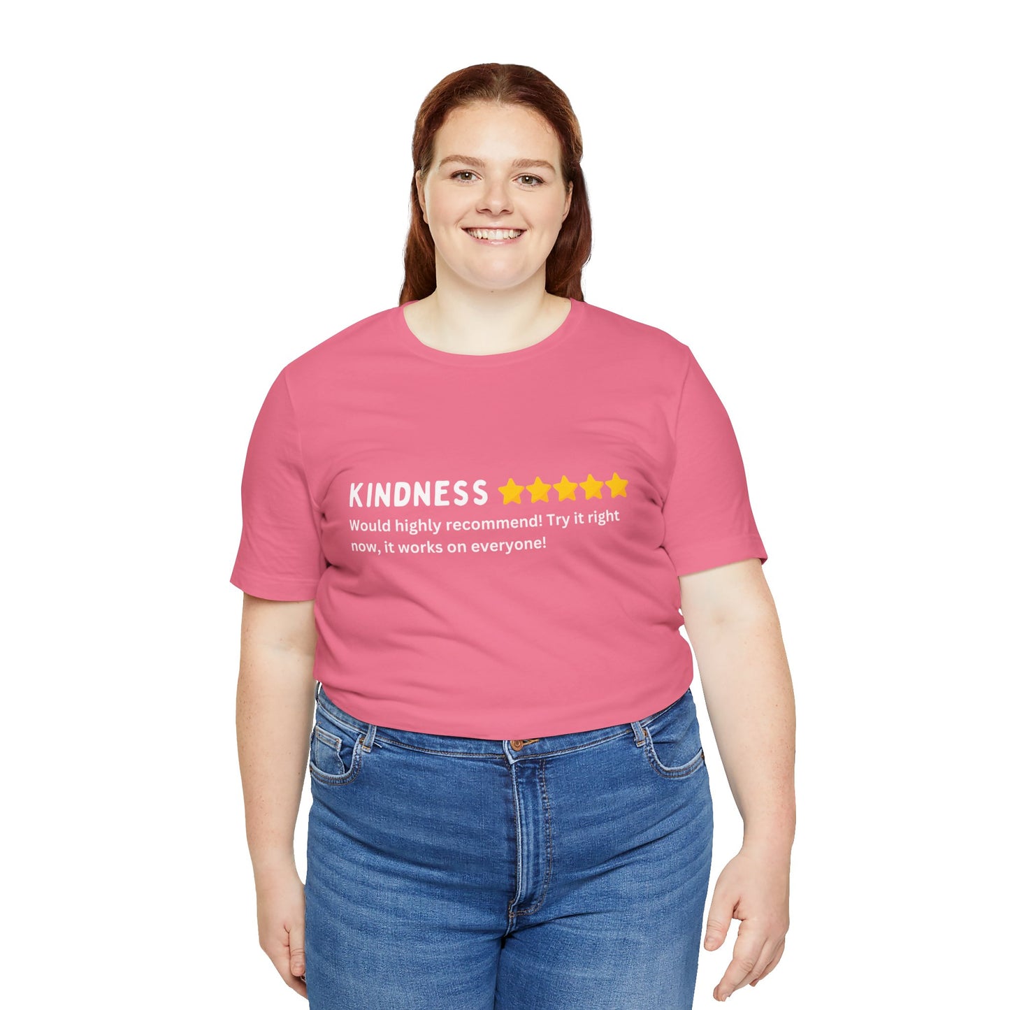 Kindness 5 Stars Unisex Jersey Short Sleeve Tee
