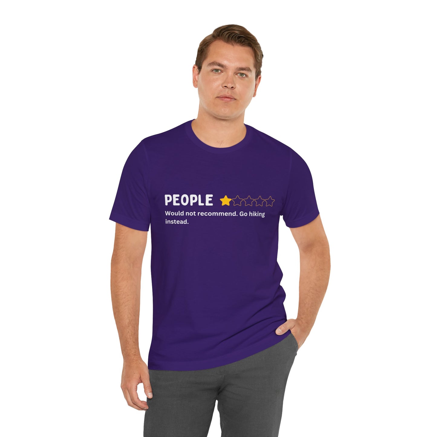 People One Star Unisex Jersey Short Sleeve Tee