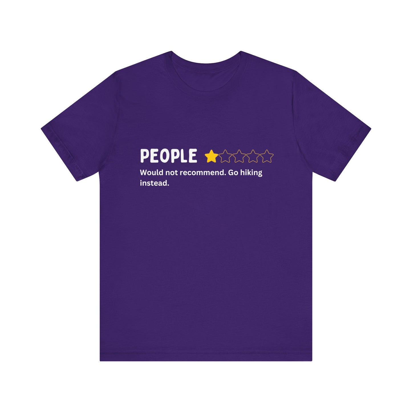 People One Star Unisex Jersey Short Sleeve Tee