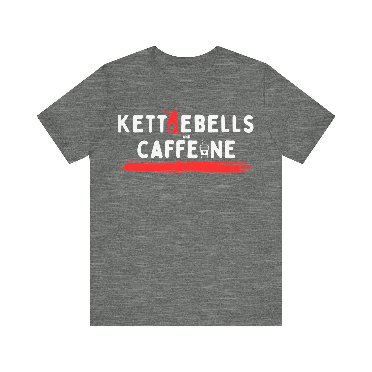 Kettlebells and Caffeine shirt, female fig