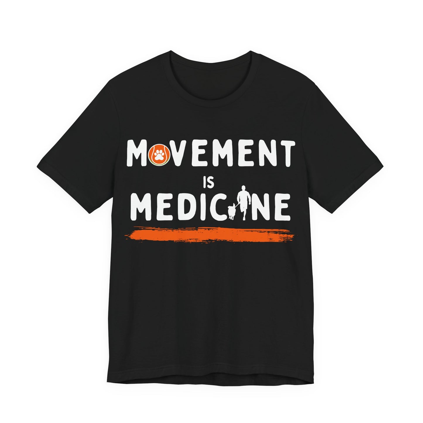 Dogs Are Medicine Unisex Tee, Motivational T-Shirt, Fitness Shirt, Gift for Athletes, Activewear, Workout Apparel