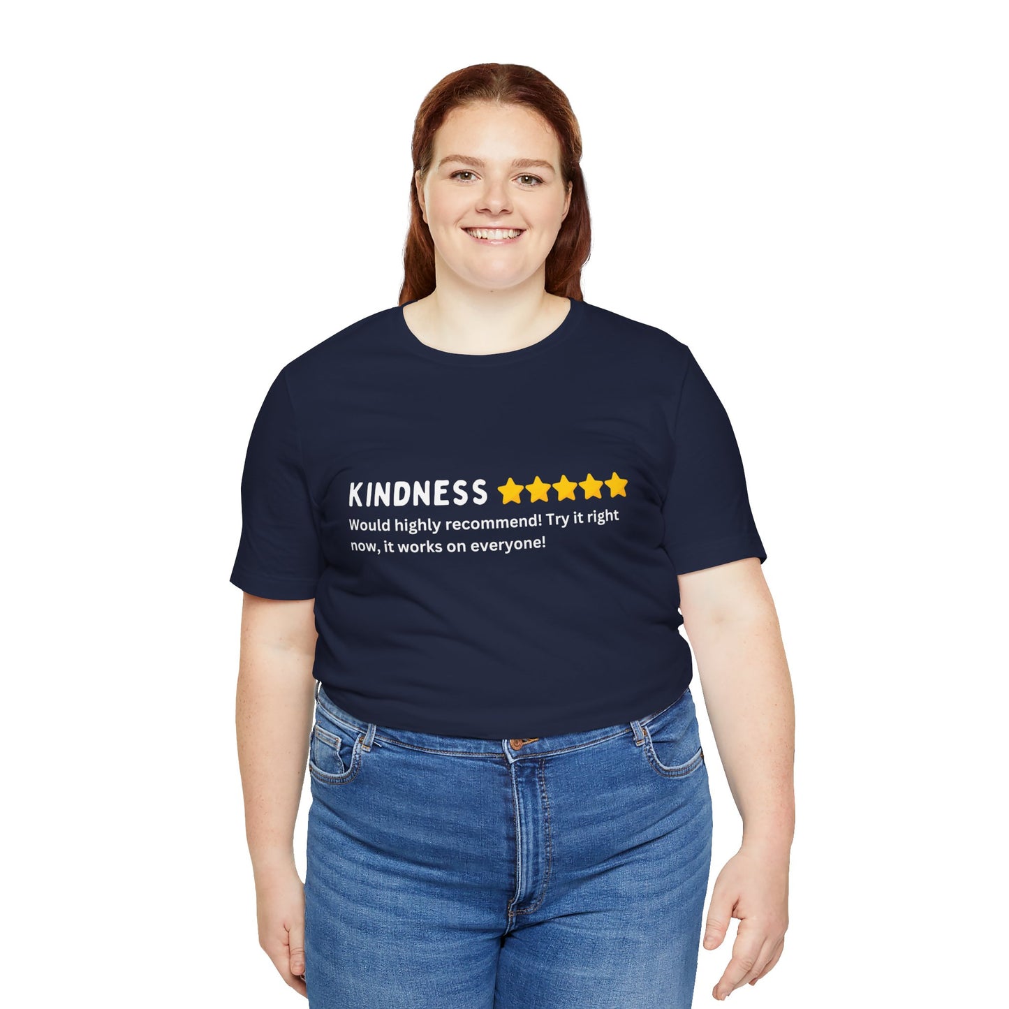 Kindness 5 Stars Unisex Jersey Short Sleeve Tee