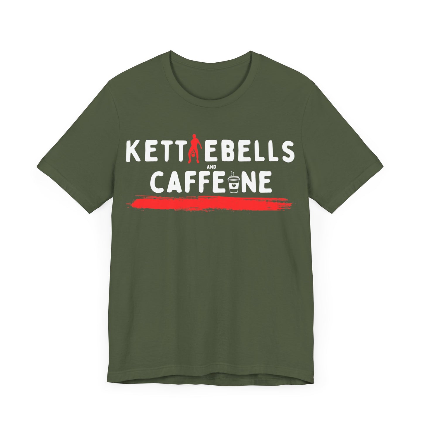Kettlebells and Caffeine Shirt, male fig