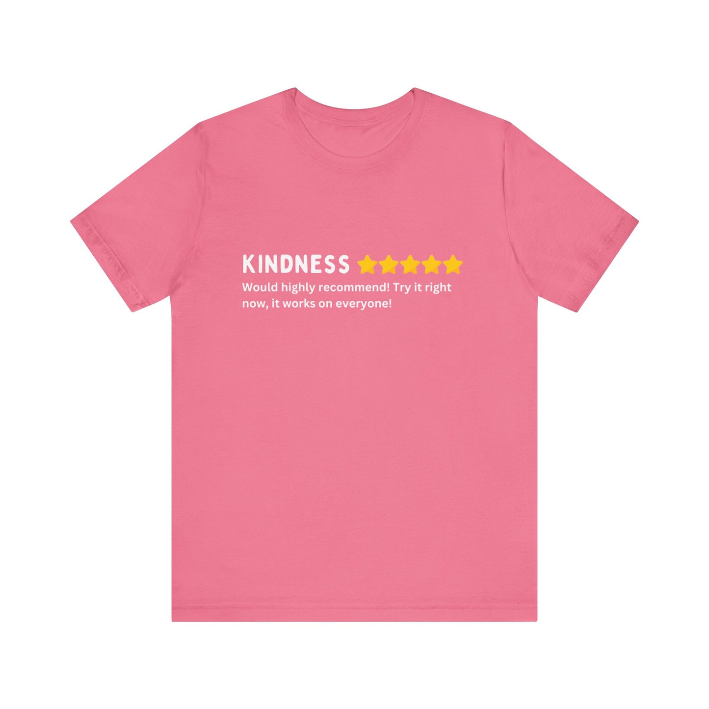 Kindness 5 Stars Unisex Jersey Short Sleeve Tee