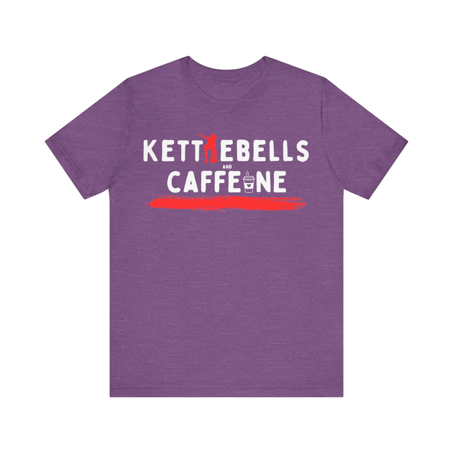 Kettlebells and Caffeine shirt, female fig