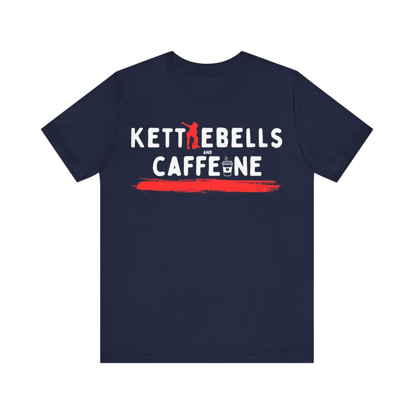 Kettlebells and Caffeine shirt, female fig