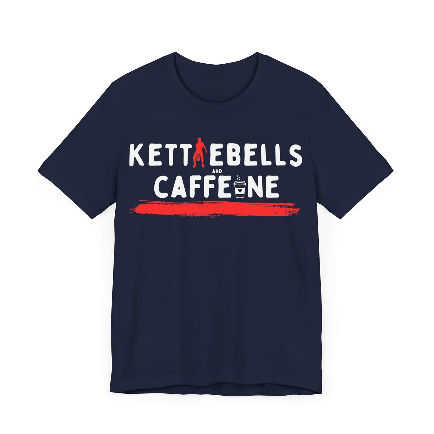 Kettlebells and Caffeine Shirt, male fig