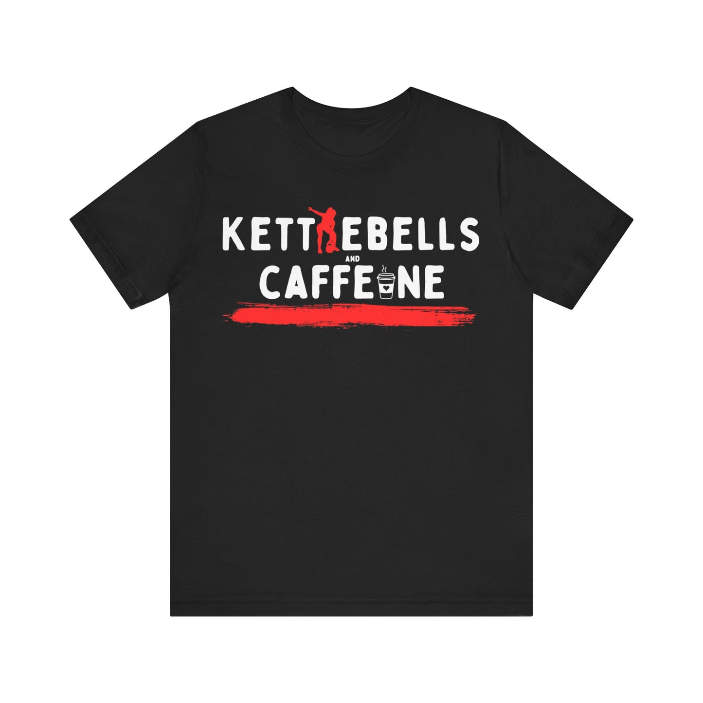 Kettlebells and Caffeine shirt, female fig