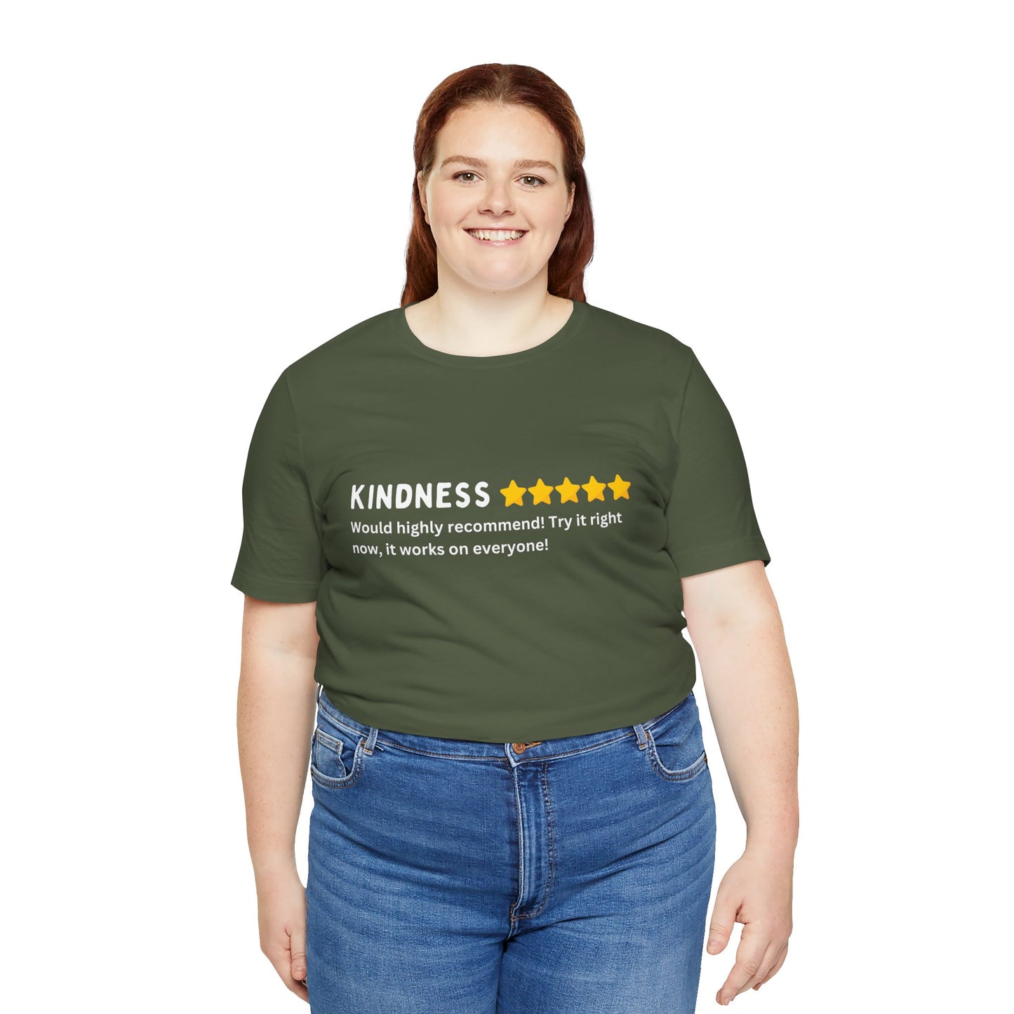 Kindness 5 Stars Unisex Jersey Short Sleeve Tee