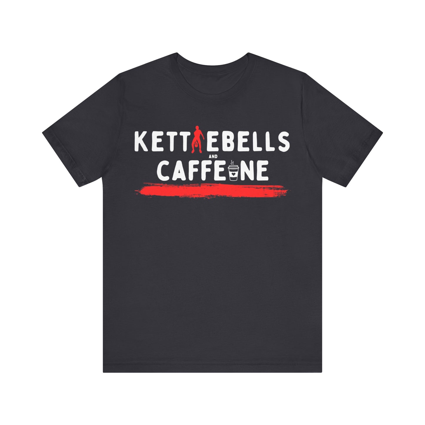 Kettlebells and Caffeine Shirt, male fig