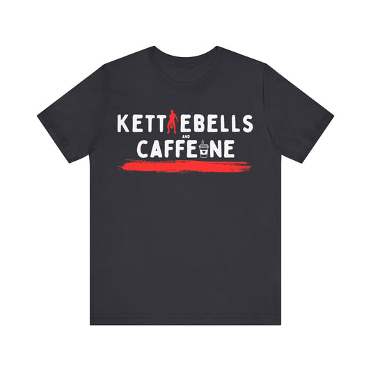 Kettlebells and Caffeine Shirt, male fig