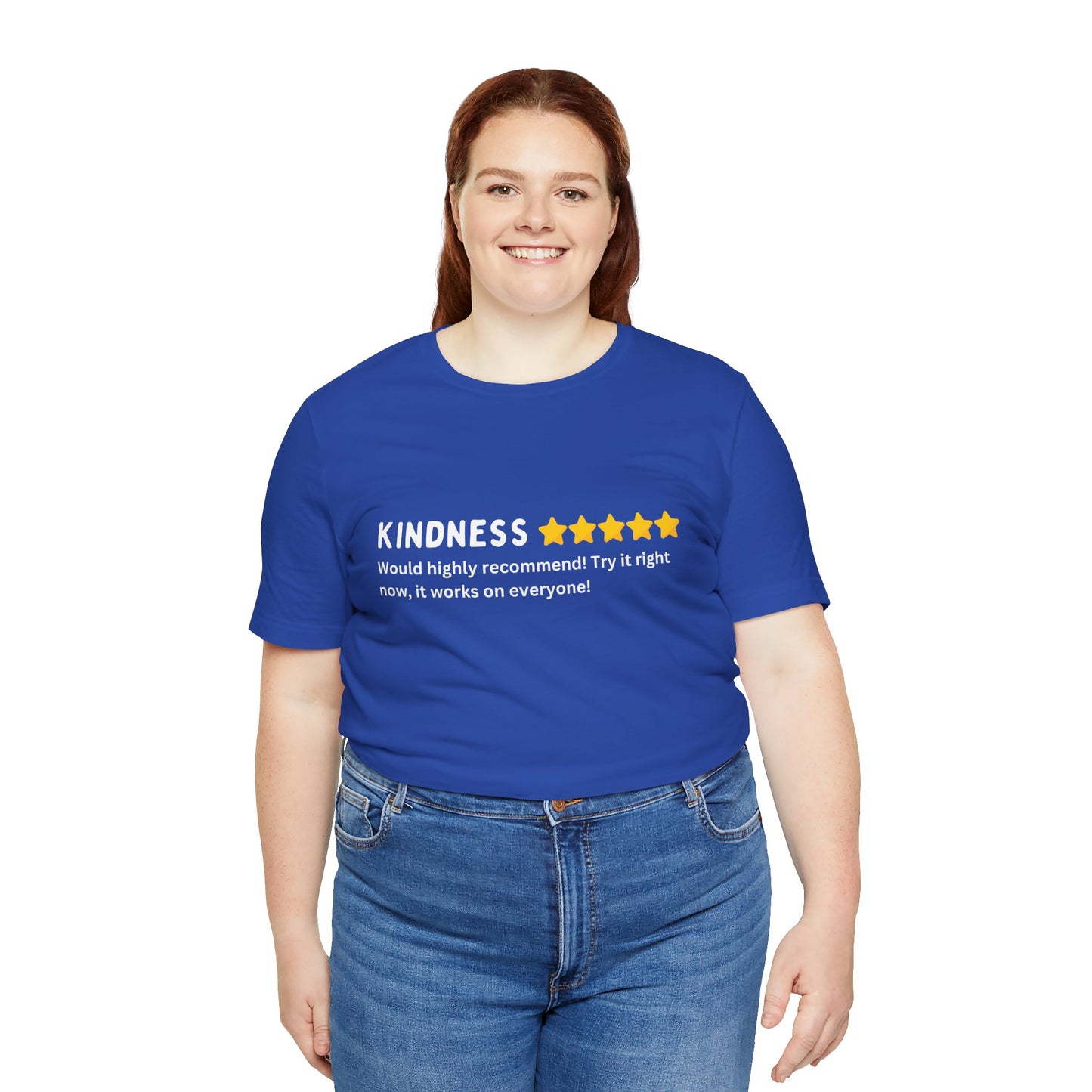 Kindness 5 Stars Unisex Jersey Short Sleeve Tee