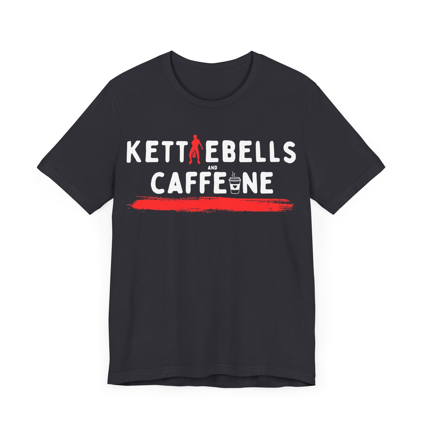 Kettlebells and Caffeine Shirt, male fig
