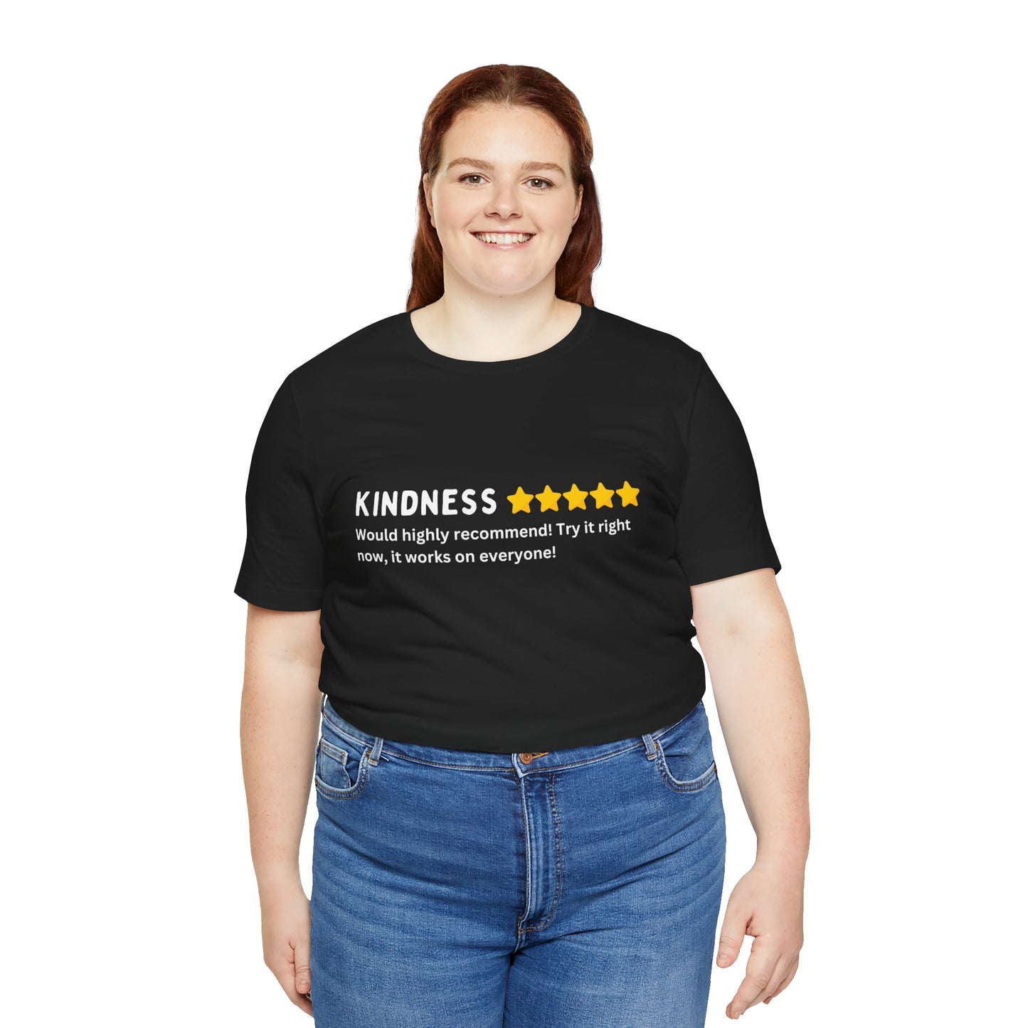 Kindness 5 Stars Unisex Jersey Short Sleeve Tee